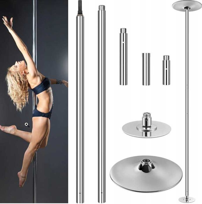 Drążek do tańca Pole Dance do 100 kg 1.43-2.75m