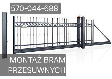 Bramy przesuwne i ogrodzenia.