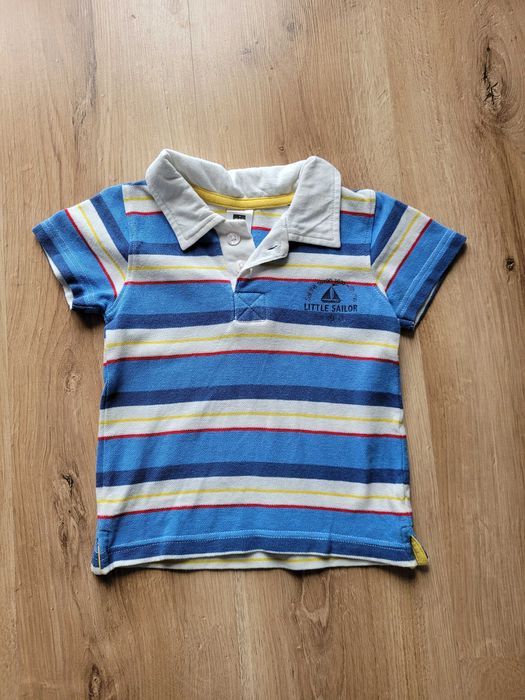 2 koszulki (nowa) 92 18-24 bawełna chłopięce 2szt lato T-shirt