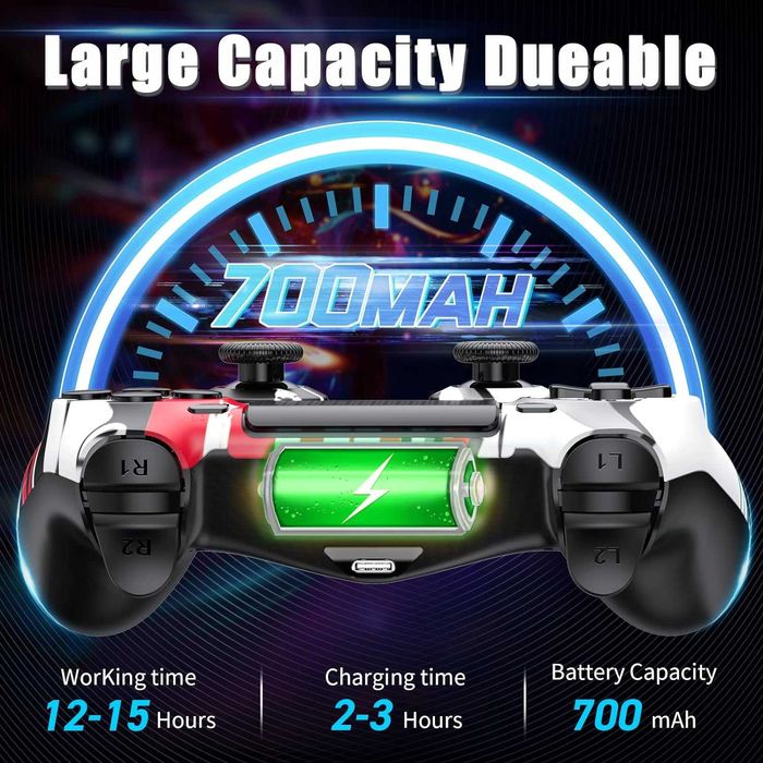 Bezprzewodowy kontroler do Ps-4 Dual Vibration /Pro/Slim/PC spp10