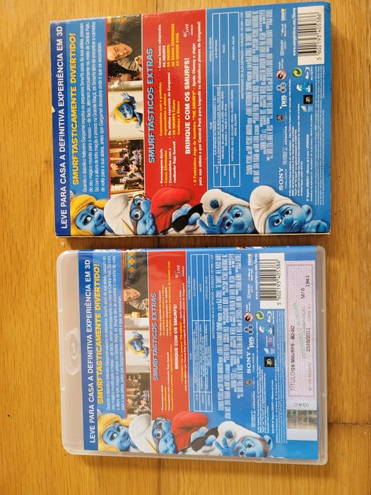 Filme animação Smurfs Blue-ray