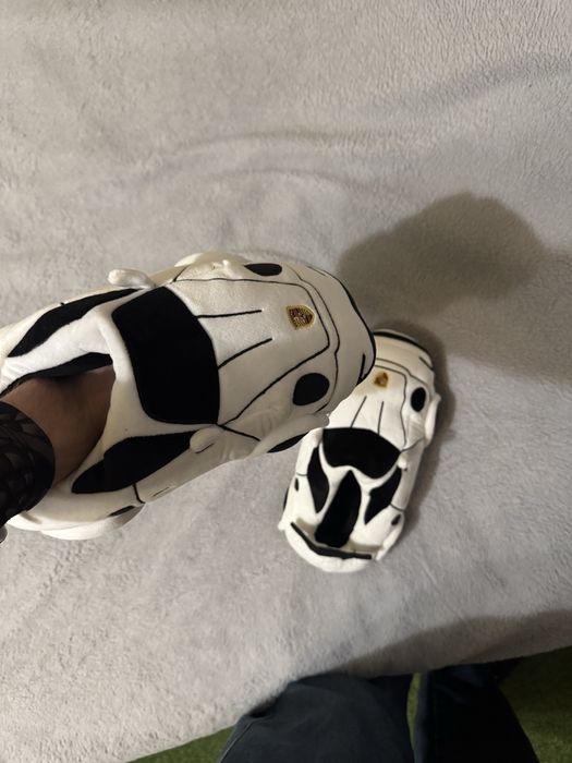 Тапки Porshe комнатные тапочки для автолюбителей,плюшевые