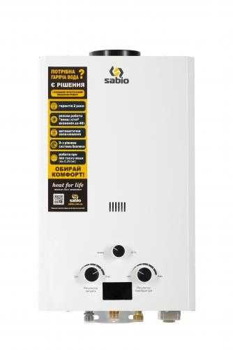 Газова колонка/Газовая колонка/Электропитание 2 батарейки,Sabio/Сабіо