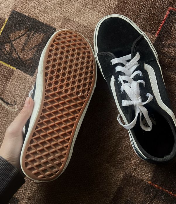 Женские кроссовки Vans old school черные