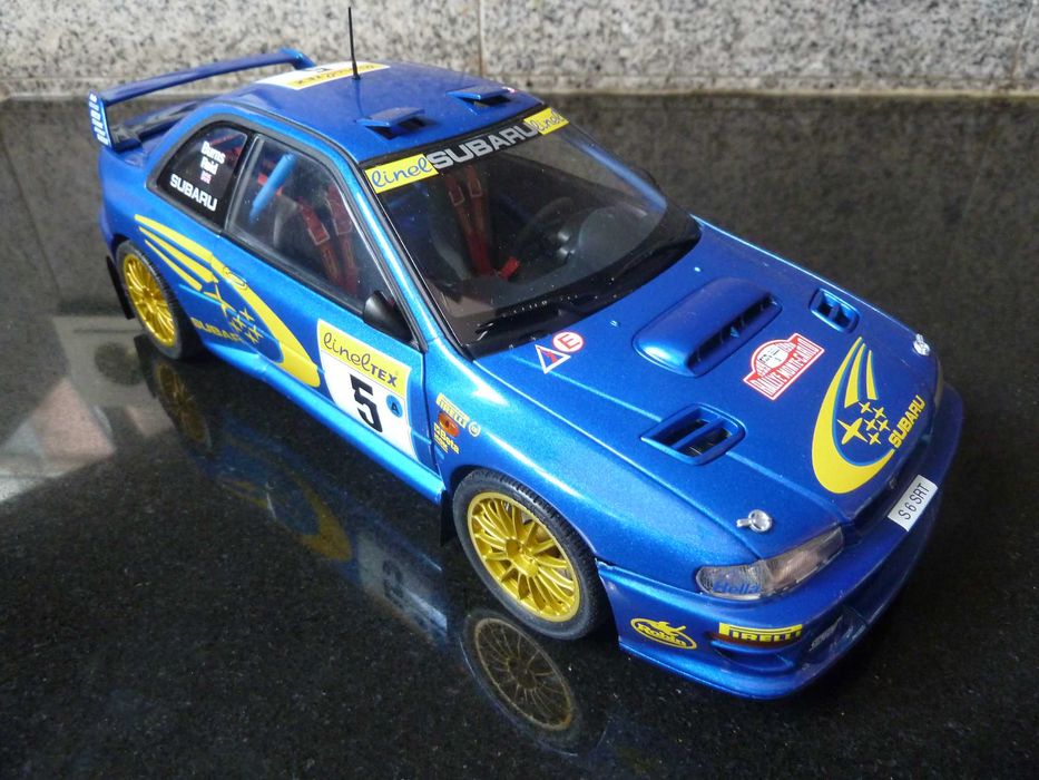1:18 AutoArt, Subaru Impreza WRC 1999, Rally Monte Carlo, Minichamps