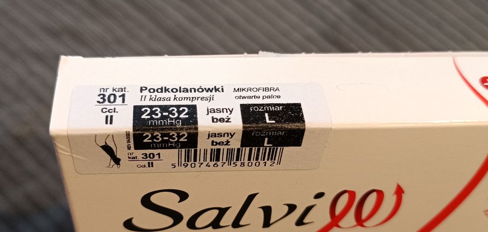 Podkolanówki uciskowe  przeciwżylakowe kl.II
