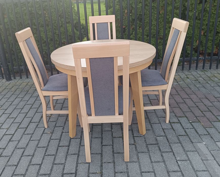 Stół okrągły  rozkładany