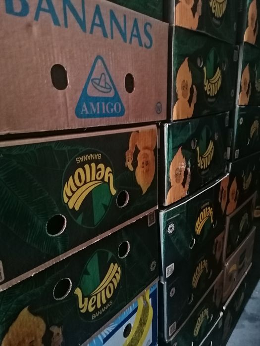 Kartony po bananach