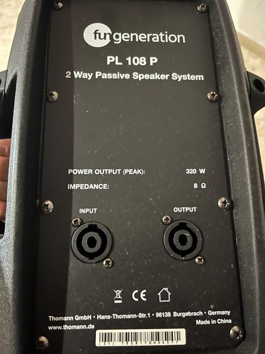 Coluna PA 350W - Como Nova