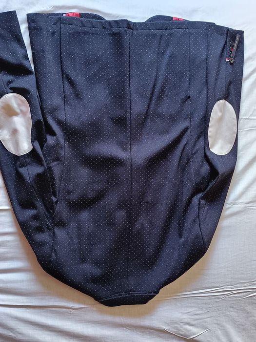 Blazer azul escuro com pintas ZARA