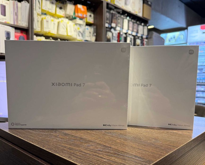 Планшет Xiaomi Pad 7 WiFi 8/256GB Blue, Black+adapter EU 45W