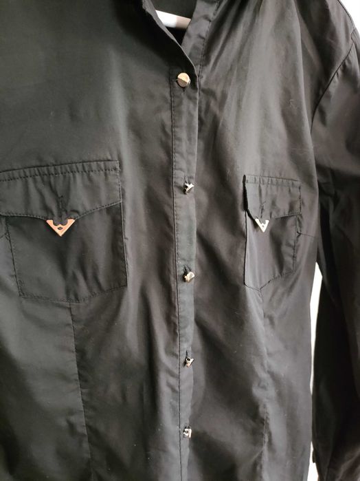 Koszule czarne rozm M - 2 sztuki