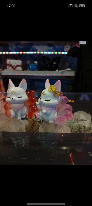 Miniatura de raposas de 9 caudas