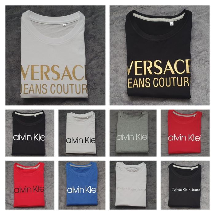 Koszulki Adidas Nike Calvin Klein Versace Hugo Boss Lee Fila Tommy Hilfiger Armani modne wygodne Levi's Hugo Boss męskie damskie t-shirt