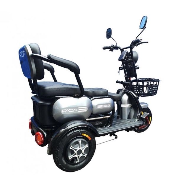 Новинка 2025‼️Електротрайк FADA OLDi MAX 1100W Сірий