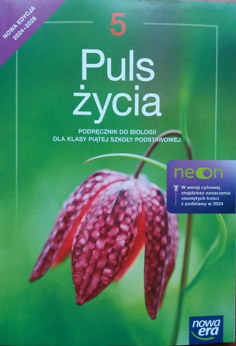 Biologia SP 5 Puls życia podr. do biologii Nowa Era