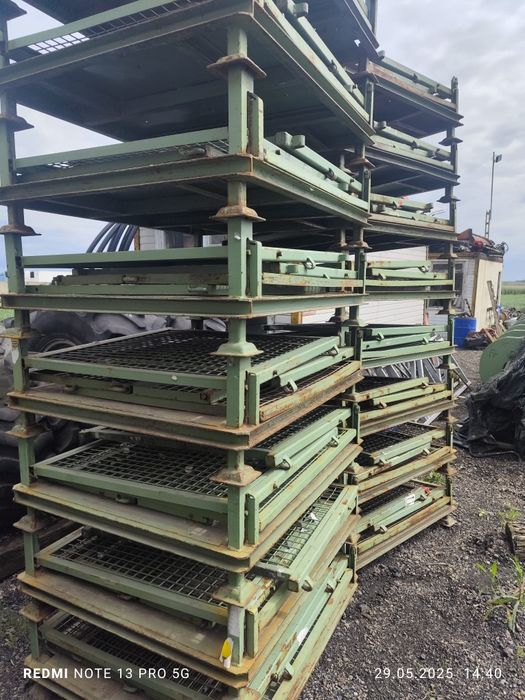 Giterbox kosz siatkowy gitterbox skrzyniopaleta składany solidny