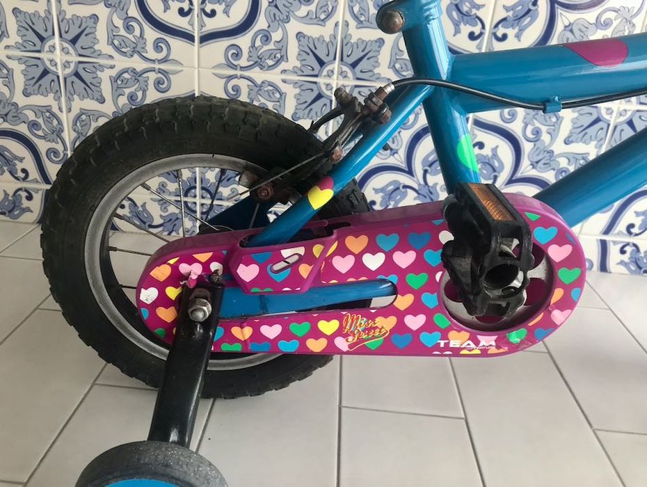 Bicicleta criança Team girl usado