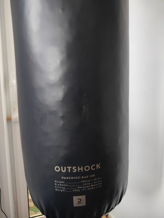 Saco boxe com suporte