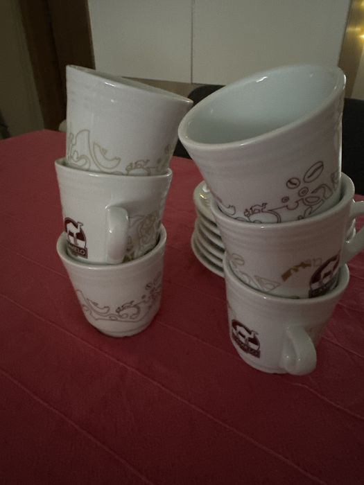 Chávenas meia de leite