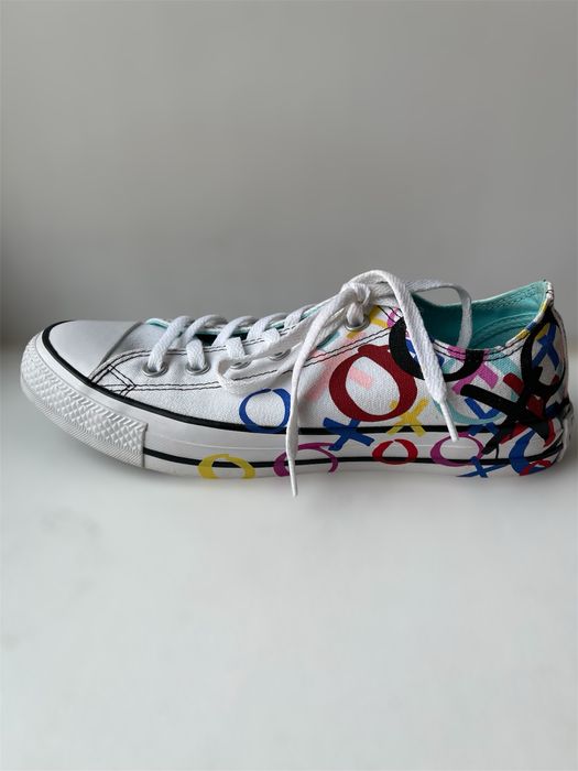 Білі низькі кеди converse all star