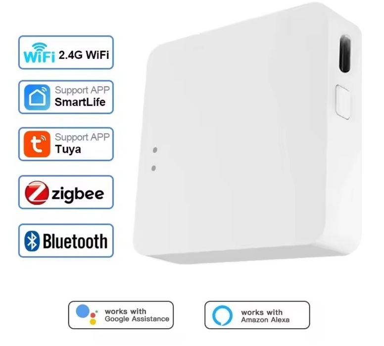 smart home tuya bramka zigbee 5 x czujnik temperatury wolgotności