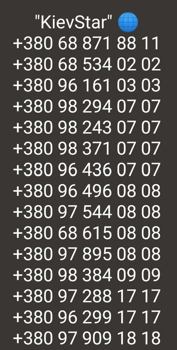 Гарний Номер Київстар +38 096 7*7 08/08

96

727

08

08*

96

727

08

08*