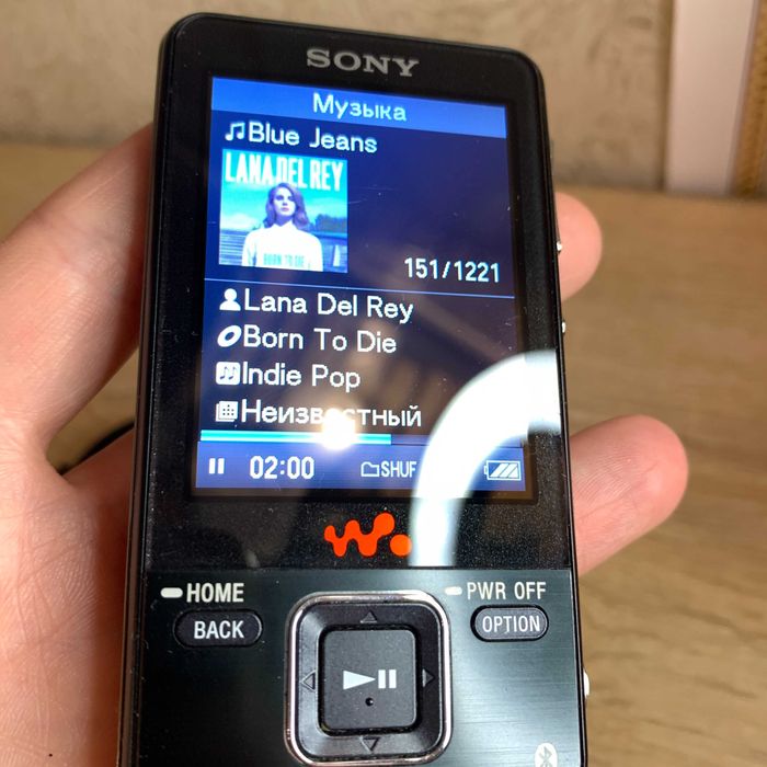 Портативний МР3 плеєр Sony Walkman NWZ-A829 16GB Bluetooth