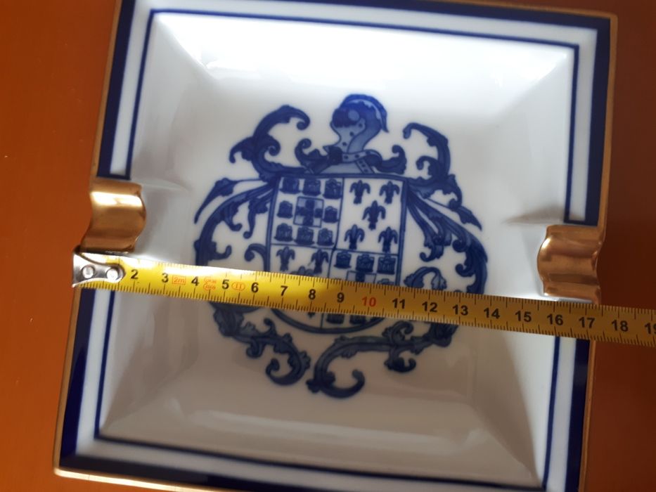 Caixa e cinzeiro porcelana SPAL
