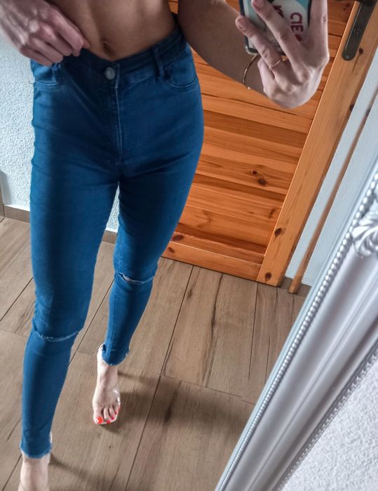 Spodnie jeansowe nowe XS S