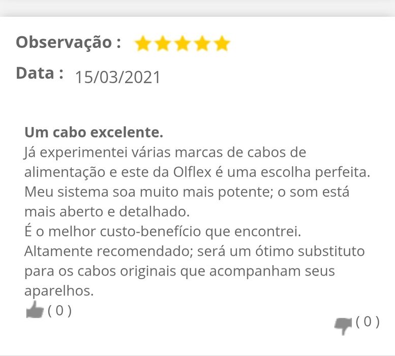 Cabo Germany Olflex  2 metros