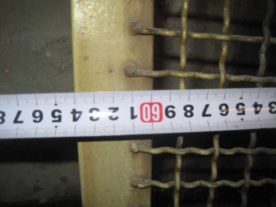 Продам 5 секций металлического забора (с сеткой) Материал- алюминий