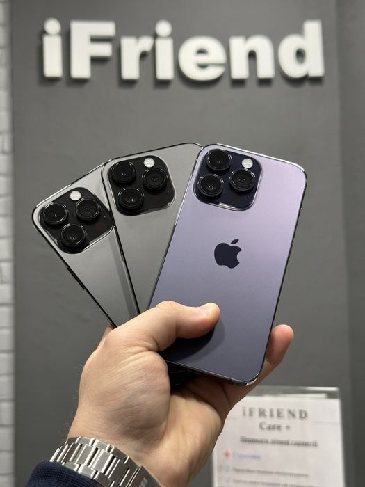 Iphone 14 pro 128/256/512gb black, purple + 1 рік гарантії