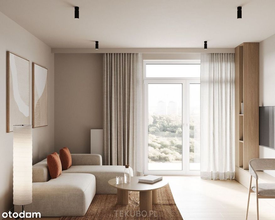 Apartament w stylu Warm Minimalism | 3 pokoje + garderoba |Balkon 15m² - Widok 5