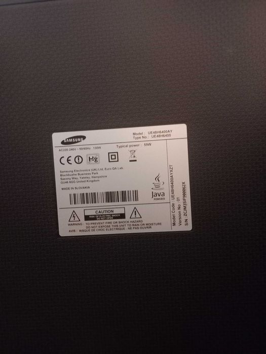 Телевізор Samsung UE48H6400