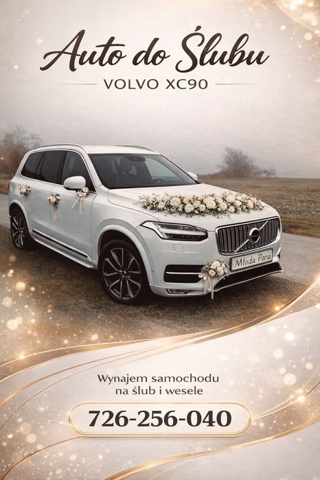Auto do ślubu VOLVO XC90