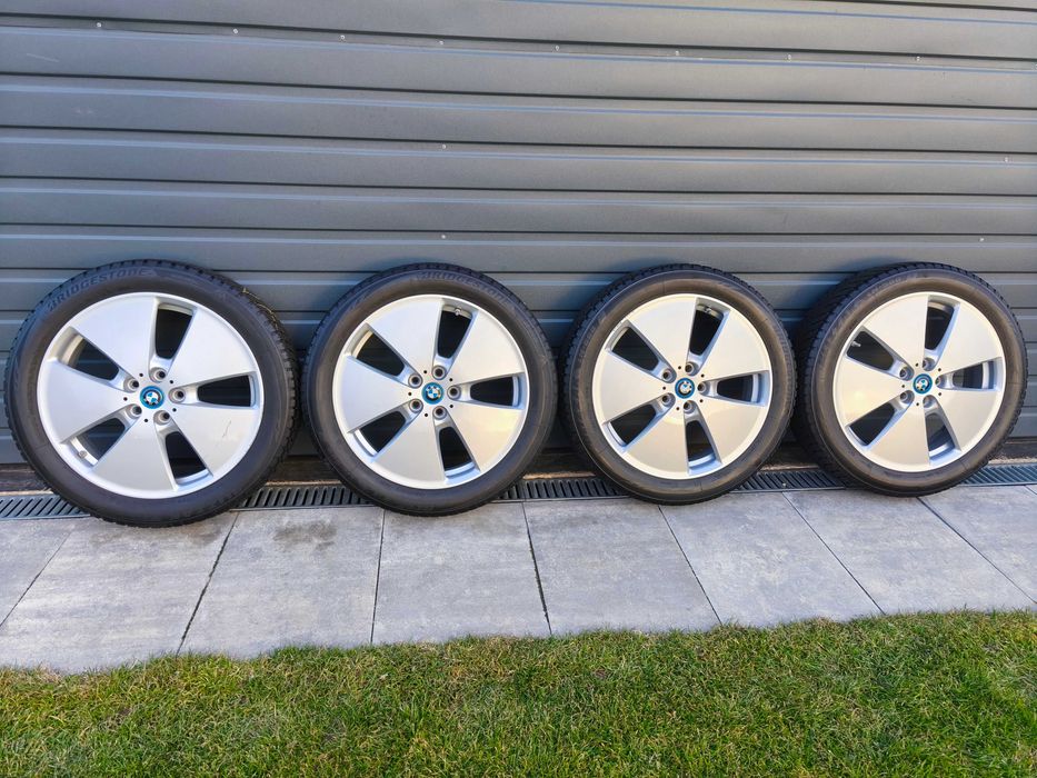 Oryginał BMW 19" 5x112 Czujniki Ciśnienia Zima i3