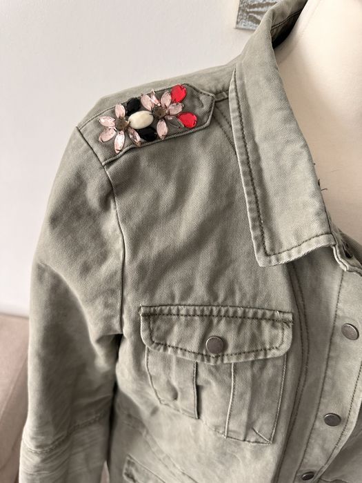 Kurtka jeansowa długa