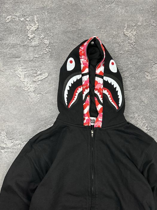 Кофта Bape Double Shark Hoodie