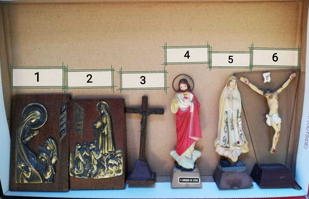 conjunto de santinhos