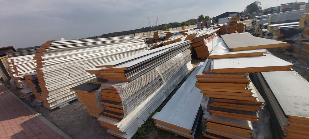 Płyty warstwowe ścienne, dachowe od 40mm