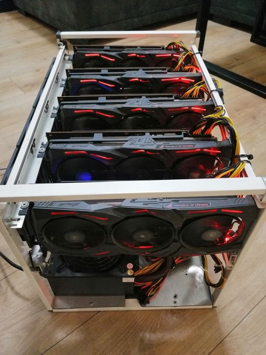 Koparka kryptowalut 5x Rx5700xt /jednostka obliczeniowa