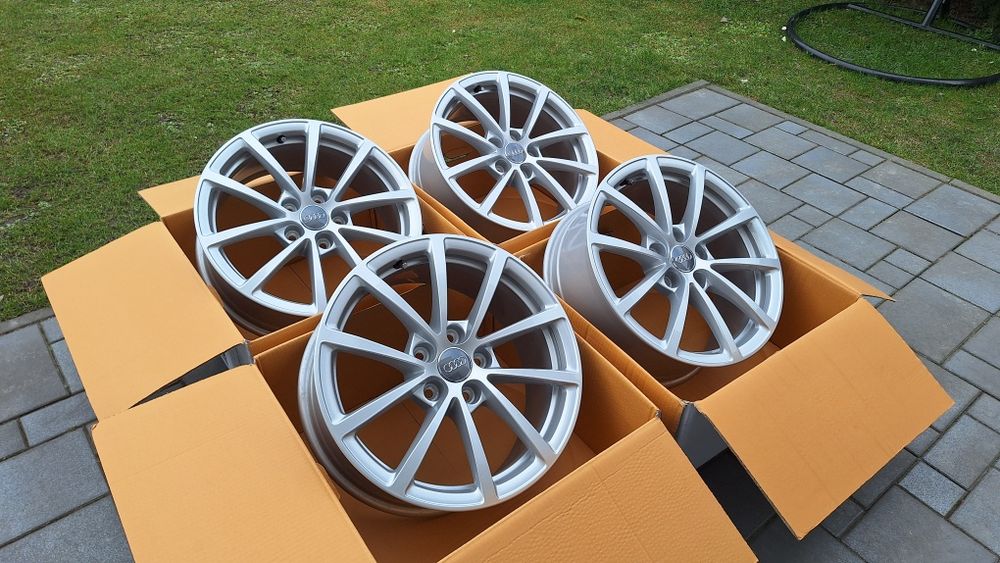 Nowe Oryginalne Alufelgi 5x112 R17 Audi A3 A4 A6 Skoda Octavia Vw