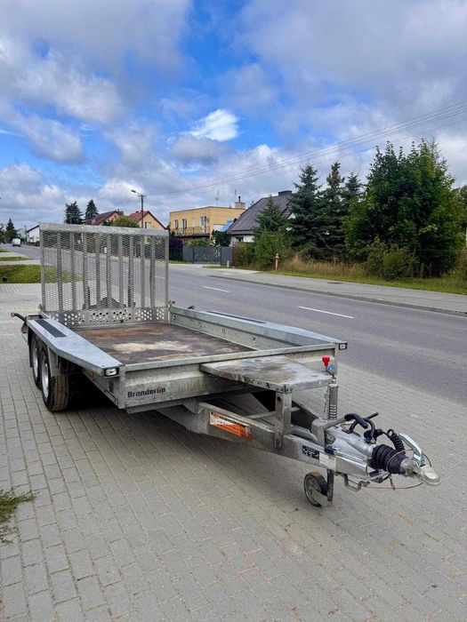 Przyczepa do minikoparki BRENDERUP MT3651 DMC3500kg 2023rok IDEALNA