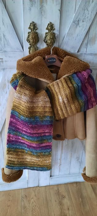 Szalik handmade, jesień, zima