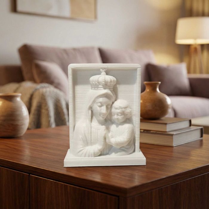 Imagem Decorativa Religiosa – Nossa Senhora com Menino Jesus