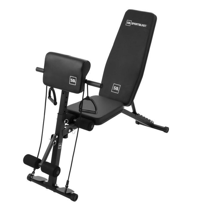 Ławka treningowa regulowana płaska skos modlitewnik prasa do nóg GD