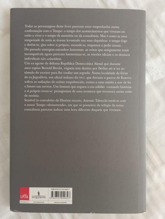 Livro: O tempo Envelhece Depressa