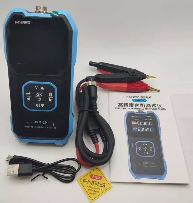 Тестер омметр внутрішнього опору FNIRSI HRM-10 збірок LiFePO4