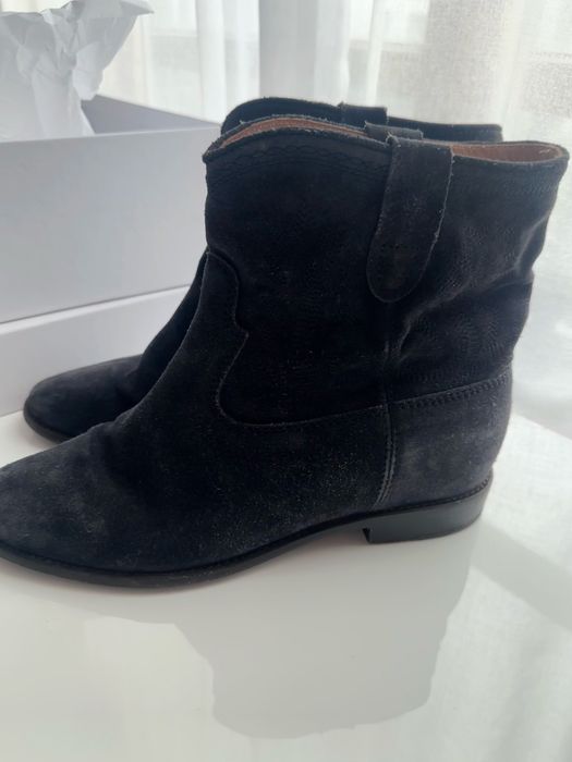 Botki ze skory cielecej Isabel Marant